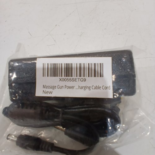 AC/DC POWER ADAPTER FOR MASSAGE GUN - 6FT - 18 V - 2A OUTPUT - BLACK (MODEL: 1820) image 2
