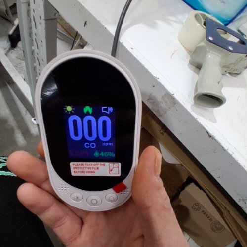 LSENLTY PORTABLE CARBON MONOXIDE DETECTOR - WHITE - (MODEL: L6068) image 2