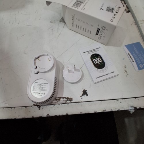 LSENLTY PORTABLE CARBON MONOXIDE DETECTOR - WHITE - (MODEL: L6068) image 5