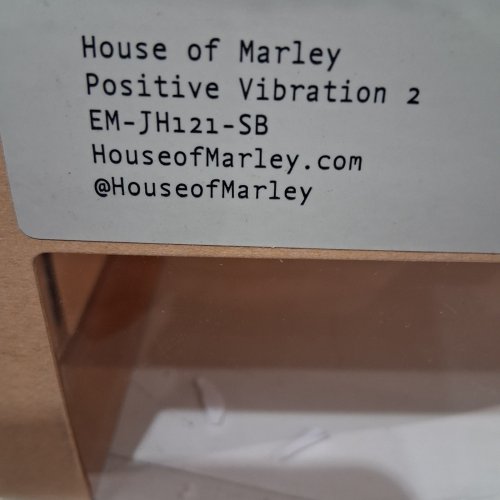 HOUSE OF MARLEY POSITIVE VIBRATION 2 WIRED ON-EAR HEADPHONES - SIGNATURE BLACK (MODEL: EM-JH121-SB) image 4