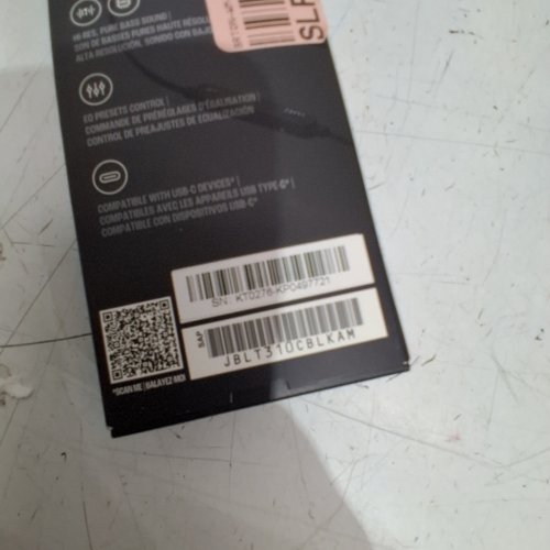 JBL TUNE 310C WIRED HEADPHONES WITH 3 BUTTON REMOTE & MICROPHONE - USB-C - BLACK / GREY / ORANGE (MODEL : JBLT310CBLKAM) image 5