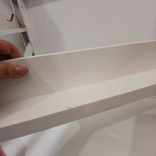 COMMAND FLOATING SHELF 21" WALL LEDGE WITH 10 COMMAND STRIPS - DAMAGE-FREE HANGING - WHITE (QUARTZ) image 3