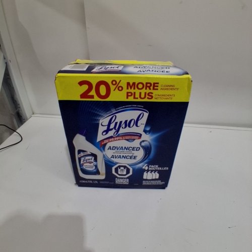 4PK LYSOL ADVANCED TOILET BOWL CLEANER - 946ML/BOTTLE (MODEL: 937319) image 3
