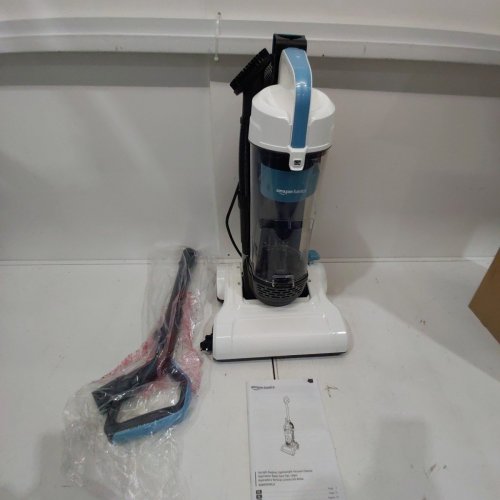 AMAZON BASICS CORDED UPRIGHT BAGLESS VACUUMS - BLUE/WHITE/BLACK (MODEL:VUS29AE1B) image 3