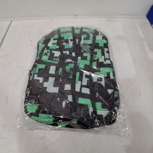 KIDS MINECRAFT BACKPACK - 16" - GREEN\BLACK image 4