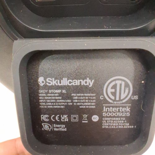 SKULLCANDY STOMP XL WIRELESS BLUETOOTH PARTY SPEAKER - INTEGRATED CARRY HANDLE​, IPX5 WATER RESISTANCE, 12-HOUR BATTERY LIFE - BLACK ORANGE (MODEL:2SKSK1851/4449801) image 10