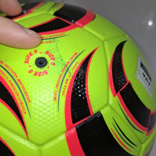 ADIDAS TIRO COMPETITION FIFA QUALITY SOCCER BALL - SIZE 5 - LIME GREEN image 3
