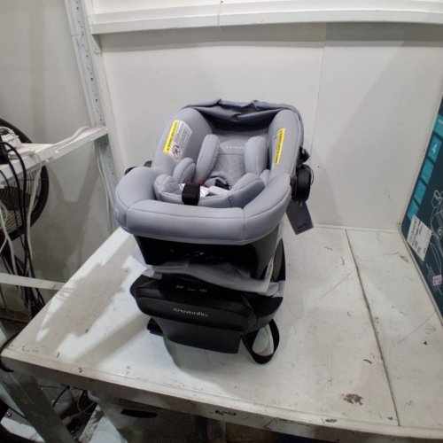 EVENFLO REVOLVE180 LITEMAX NXT BLUETOOTH INFANT CARSEAT WITH BASE AND SENSORYSOOTHE - MAX WEIGHT 22LBS - QUARTZ/GREY (MODEL: CS160412545C) image 3