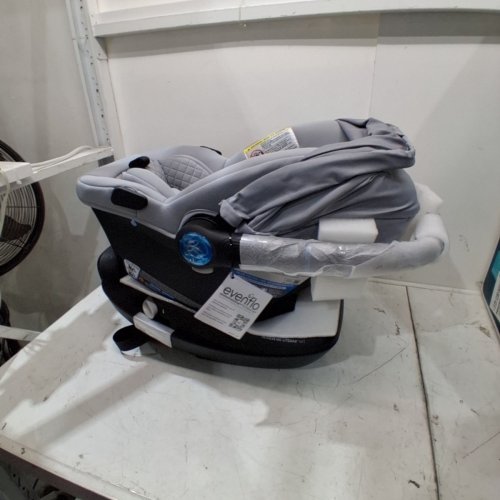 EVENFLO REVOLVE180 LITEMAX NXT BLUETOOTH INFANT CARSEAT WITH BASE AND SENSORYSOOTHE - MAX WEIGHT 22LBS - QUARTZ/GREY (MODEL: CS160412545C) image 5