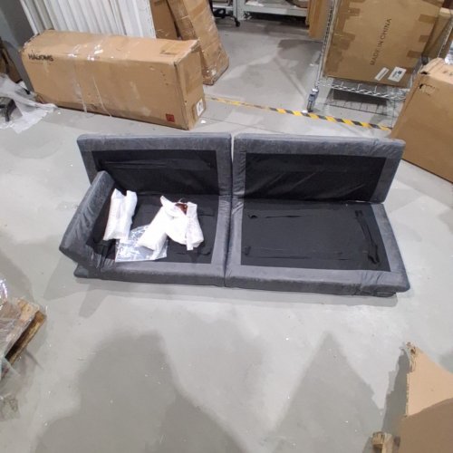 FUTON SOFA WITH ADJUSTABLE SIDES AND BACK - GREY (MODEL: V-SF24-0654-L4) image 3