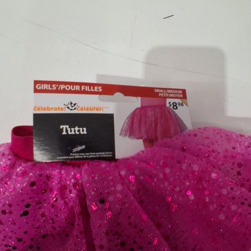 GIRL'S WAY TO CELEBRATE! SEQUIN TUTU - SMALL/MEDIUM - PINK image 3