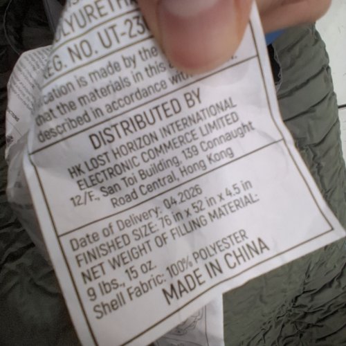 LOST HORIZON OPTIONS 3 SELF-INFLATING FOAM CAMPING MATTRESS - 76" X 52" X 4.5" - OLIVE image 3