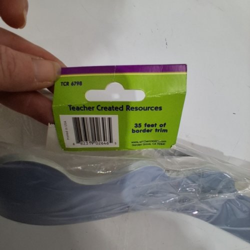 TEACHER CREATED RESOURCES SCALLOPED BORDER TRIM - 35FT - COTTAGE BLUE (MODEL: 6798) image 3