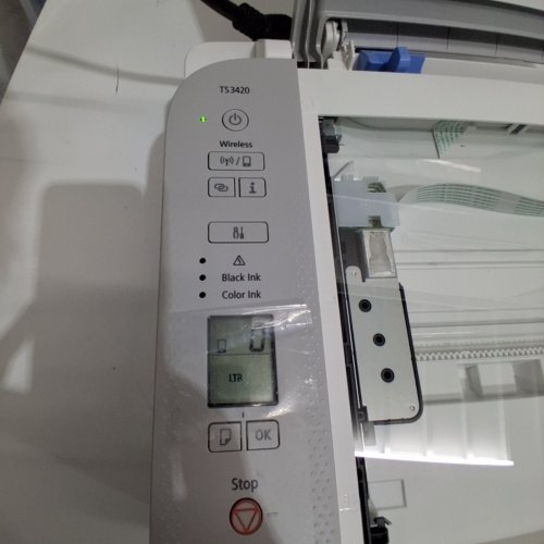 CANON PIXMA TS3420 WIRELESS INKJET PRINTER - WHITE (MODEL: K10514) image 2