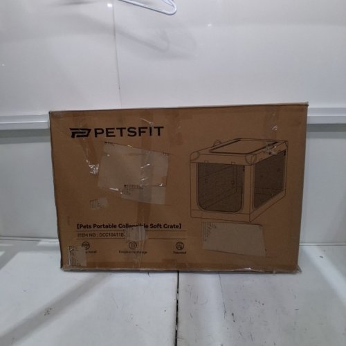 PETSFIT EASY SETUP STURDY ADJUSTABLE FRAMEWORK WITH 3 MESH DOOR COLLAPSIBLE DOG KENNEL - GREEN - 35" X 24" X 22" (MODEL: DCC10411B-0801L) image 5