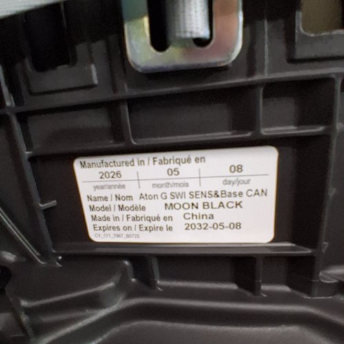 CYBEX GOLD CLOUD G INFANT CAR SEAT - ANTI REBOUND BASE - LOAD LEG - 4 TO 35LBS CAPACITY - MOON BLACK image 2