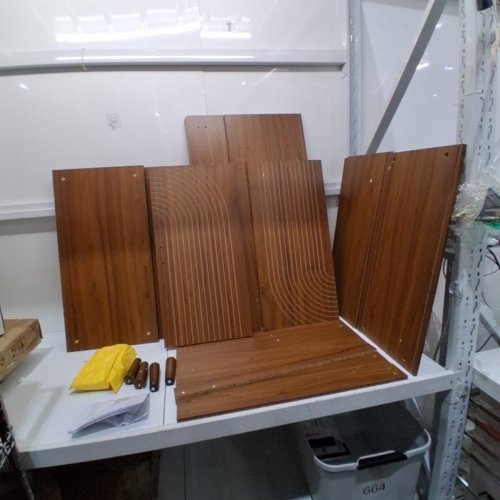 WOODEN CABINET - BROWN image 3
