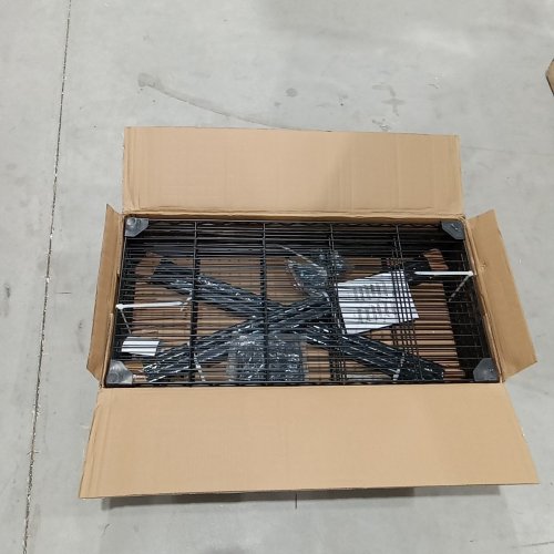 REIBII 6-TIER ADJUSTABLE METAL WIRE RACKS FOR KITCHEN PANTRY BASEMENT - 75" X 18" X 36" - BLACK (MODEL: RBBT6LM90L45W) image 2