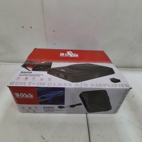 BOSS LOW PROFILE AMPLIFIED SUBWOOFER | 1000W | 10" - BLACK (MODEL: BASS10) image 9