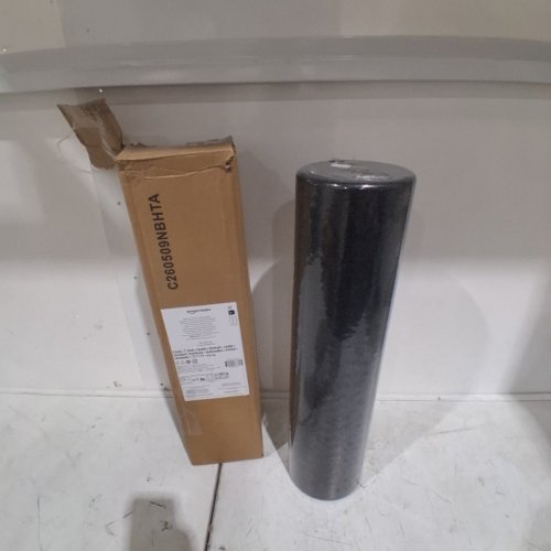 AMAZON BASICS HIGH-DENSITY ROUND FOAM ROLLER FOR YOGA & EXERCISE - 24" - BLACK image 3
