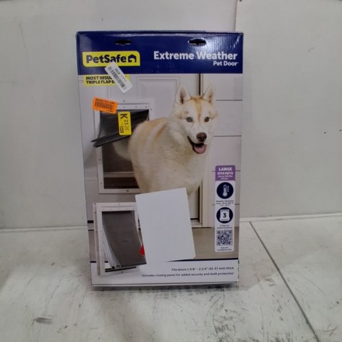 PETSAFE EXTREME WEATHER ENERGY EFFICIENT PET DOOR, LARGE 11 3/8 - WHITE - (MODEL: PPA00-10986) image 4
