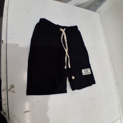 JEONG GAM STUDIOS DRAWSTRING SHORTS - MEDIUM - BLACK image 2