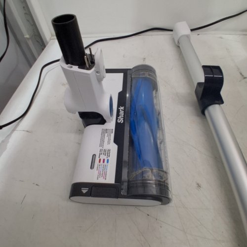 SHARK CLEAN & EMPTY CORDLESS STICK VACUUM & AUTO-EMPTY SYSTEM - 22V - WHITE/BLUE - (MODEL: BU3521C) image 5