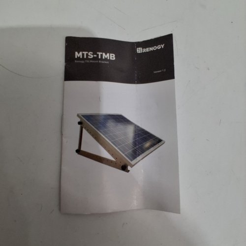 RENOGY ADJUSTABLE SOLAR PANEL TILT MOUNT BRACKET - 21" - SILVER (MODEL: RNG-MTS-TMB) image 3