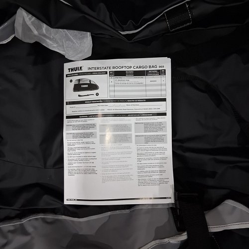 THULE OUTBOUND ROOFTOP CARGO CARRIER BAG - 13CU.FT - BLACK image 3