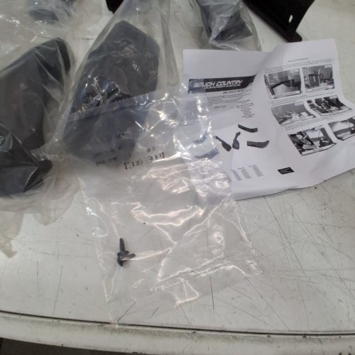 6PC ROUGH COUNTRY MUD FLAP DELETE FRONT & REAR SET - COMPATIBLE WITH 2019 TO 2023 GMC SIERRA 1500 - BLACK (MODEL: 921130030A) image 3