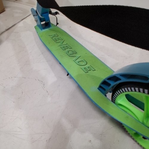 HURTLE RENEGADE ADJUSTABLESCOOTER WITH KICKSTAND, ADJUSTS FROM CHILD TO ADULT HEIGHT - 33"- 39" - AQUA (MODEL: HURTSTEL) image 3
