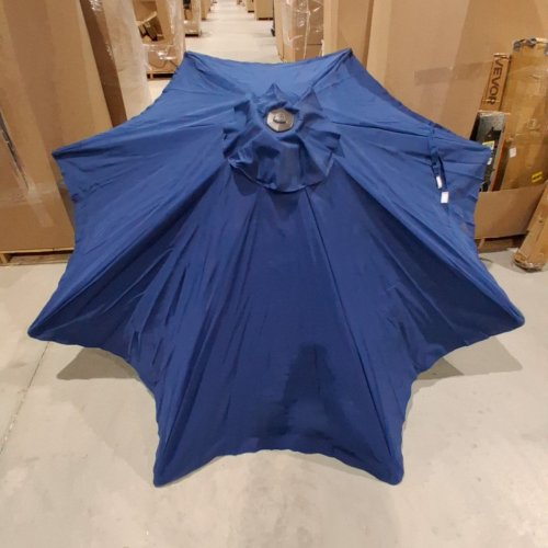 JENTAFIX PATIO UMBRELLA - 9FT X 7.5FT - ROYAL BLUE image 3