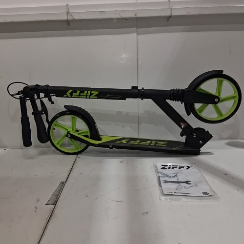 ZIFFY KIDS FOLDABLE ADJUSTABLE KICK SCOOTER - AGES 6-12 - 260LBS MAX - GREEN/BLACK image 4