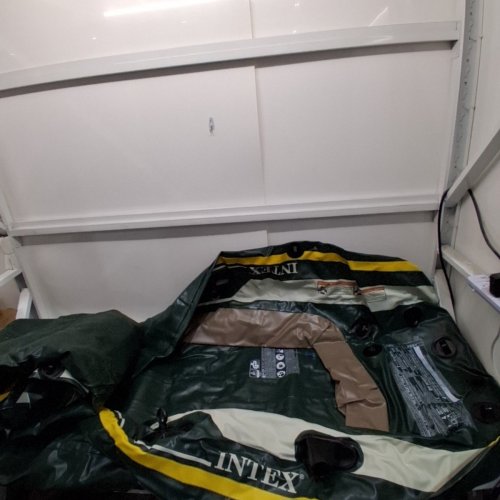 INTEX SEAHAWK 4-PERSON INFLATABLE BOAT SET WITH AIR PUMP - GREEN (MODEL: 68351EP) image 5