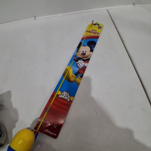 KIDS SHAKESPEARE MICKEY MOUSE FISHING ROD - BLUE, RED AND YELLOW image 6