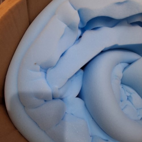 LINENSPA MEMORY GEL INFUSED COOLING FOAM MATTRESS TOPPER - 3" X 75" X 57-QUEEN- BLUE image 4