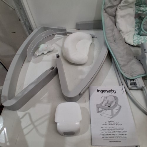 INGENUITY 3-IN-1 KEEP COZY GROW WITH ME VIBRATING BABY BOUNCER, ROCKER & CHAIR - 40LBS CAPACITY - MULTICOLOURED (MODEL: ‎12637) image 3