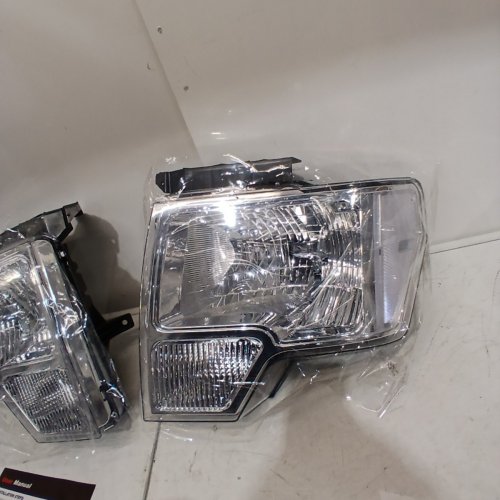 2PC NILIGHT HEADLIGHT ASSEMBLY FOR FORD F150 2009-2014 - CHROME HOUSING CLEAR CORNER LENS HEADLAMP REPLACEMENT (MODEL: FLT2-1001W) image 7