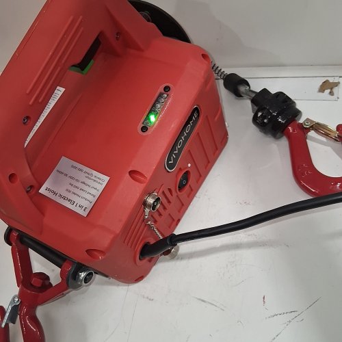VIVOHOME ELECTRIC HOIST - 660 LBS 110-120 V - RED (MODEL: 300) image 2