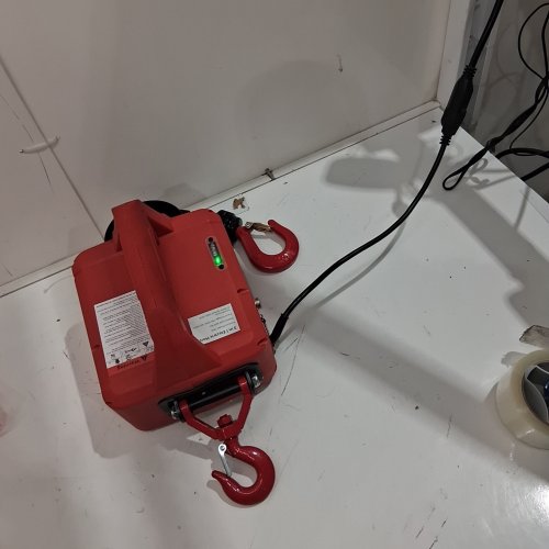 VIVOHOME ELECTRIC HOIST - 660 LBS 110-120 V - RED (MODEL: 300) image 3