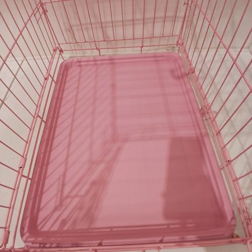 CARLSON PET PRODUCTS FOLDABLE SECURE CRATE - SMALL / 24" - PINK (MODEL : 6007 DS) image 3