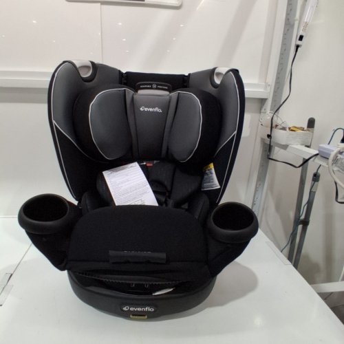 EVENFLO REVOLVING CONVERTIBLE CAR SEAT - 4-120 LBS - BLACK AND GRAY (MODEL: CS360112405C) image 3