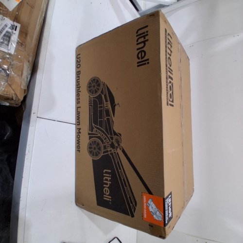 LITHELI CORDLESS BRUSHLESS LAWN MOWER - 20V -13" - WHITE/BLACK (MODEL: U20LM00-0A120) image 2