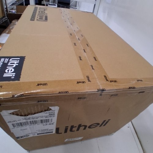 LITHELI CORDLESS BRUSHLESS LAWN MOWER - 20V -13" - WHITE/BLACK (MODEL: U20LM00-0A120) image 3