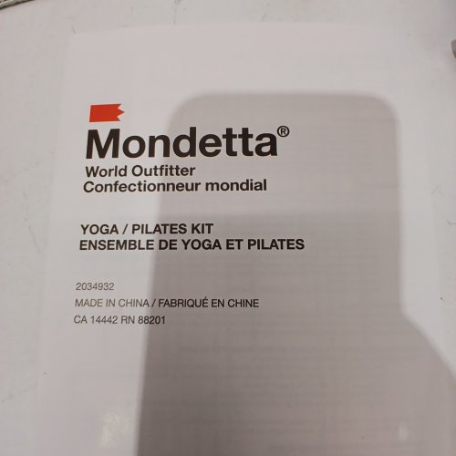 4PC MONDETTA YOGA/PILATES HOME EXERCISE SET (ITEM: 2034932) image 3