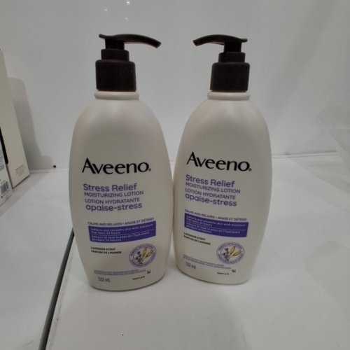 2PK AVEENO STRESS RELIEF MOISTURIZING BODY LOTION - CALMS AND RELAXES - 532ML/EACH - LAVENDER image 2