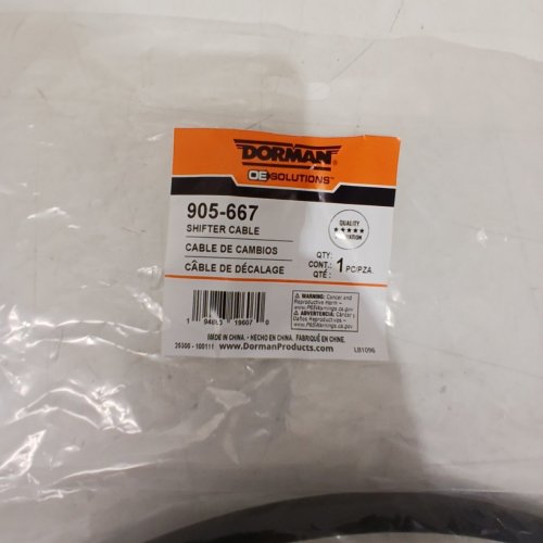 DORMAN AUTOMATIC TRANSMISSION SHIFTER CABLE FOR VARIOUS FOR MODELS (MODEL: 905-667) image 3