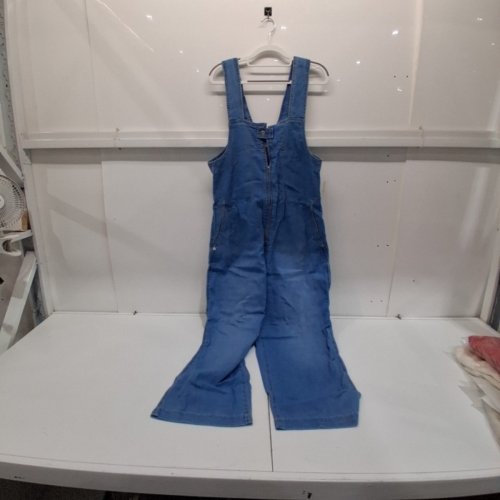 WOMEN'S FREE PEOPLE WE THE FREE JUDE DENIM JUMSUIT - MEDIUM - LIGHT INDIGO image 2