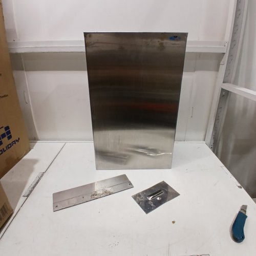 FROST STAINLESS STEEL WALL-MOUNT WASTE RECEPTACLE - 50L - SILVER (ITEM: 326) image 3