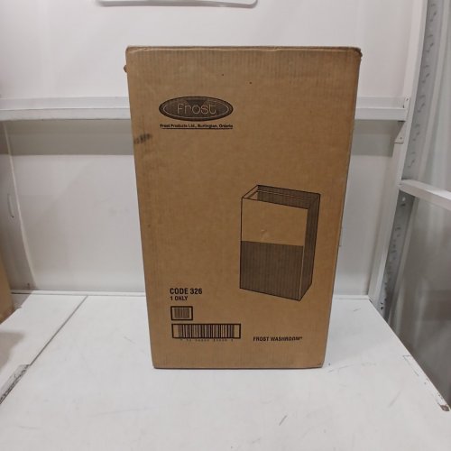 FROST STAINLESS STEEL WALL-MOUNT WASTE RECEPTACLE - 50L - SILVER (ITEM: 326) image 5
